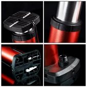 Yüksek Basınçlı Alüminyum Gümüş Renk Top Bisiklet Taşınabilir Hava Ayak Pompası - 2