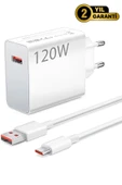 Xiaomi Redmi Samsung Uyumlu 120 Watt Type-c Süper Turbo Hızlı Şarj Aleti - 1