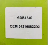 BMW,ALPİNA FREN DİSK BALATA ARKA 4 ADET GDB 1840 - 5