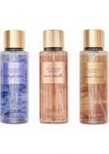 ıctorıa's Secret Bare Vanilla-Midnight Bloom-Coconut Passion Vücut Spreyi Üçlü Set - 1