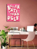 Pembe Duvar Tuval Poster - 1