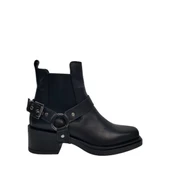 Damla X 24425 Hakiki Deri Kadın Topuklu Bot Modeli thumbnail 1