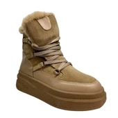 Albini 25102850 Hakiki Rugan Deri Kalın Tabanlı Kadın Günlük Bot Modeli thumbnail 4