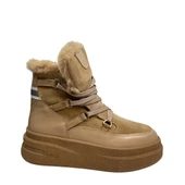 Albini 25102850 Hakiki Rugan Deri Kalın Tabanlı Kadın Günlük Bot Modeli thumbnail 2