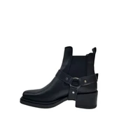 Damla X 24425 Hakiki Deri Kadın Topuklu Bot Modeli thumbnail 4