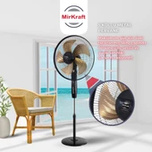 MirKraft FS-M5018 18'' DC Motor 5 Metal Kanatlı Ayaklı Vantilatör - 2
