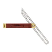 ROX Wood 7'' Gül Ağacı Ayarlı Marangoz Gönye 22 cm - 2