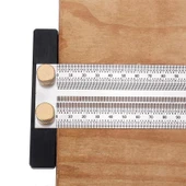 Rox Wood 0090 Hassas İşaretleme Şablon Paslanmaz T Cetvel 300 mm - 3