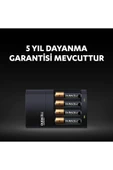 Duracell CEF14 Yüksek Hızlı Pil Şarj Cihazı, 4 saat (1 adet) + Şarj Edilebilir AA ve AAA Pil (2'şer adet) - 3