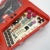 Rox 0074 Mini Taşlama Gravür Makinası Hobi Seti 210 Parça - 3