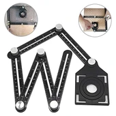 Rox Wood 0071 Alüminyum Çok Fonksiyonlu Delik Şablon Cetveli thumbnail 2