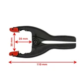 Rox 0151 Yaylı Mandal Tip Kıskaç İşkence 30 mm (2 li) - 9