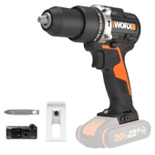 WORX WX352.9 20Volt Kömürsüz Profesyonel Şarjlı Darbeli Matkap (Akü Dahil Değildir) thumbnail 1