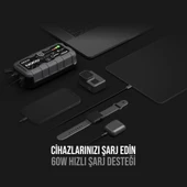 NOCO GBX45 12V 1250Amp Ultrasafe Lityum Akü Takviye + Powerbank + Led Lamba thumbnail 4