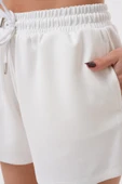 Kadın Modal Şort Beli Lastikli Cepli Şort MODAL-ŞORT - 4