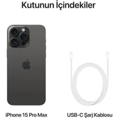 Apple iPhone 15 Pro 1 Tb Siyah Titanyum (Apple Türkiye Garantilidir) thumbnail 9
