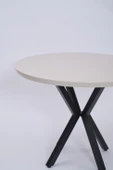 Göksu Yuvarlak Lak Panel Mutfak Masası 100cm - 12