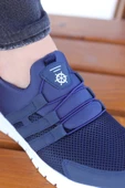 Yamal Erkek Lacivert Garantili Günlük Kolay Giyilebilir Hafif Taban Yürüyüş Spor Ayakkabı YAMAL-5937 thumbnail 2