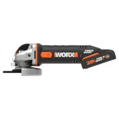 WORX WX800 20Volt 2.0 Ah. Li-ion Çift Akülü 115mm Profesyonel Şarjlı Avuç Taşlama thumbnail 7