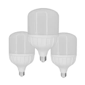 Chn 3'lü Paket 60w Büyük Boy 6500K Beyaz Işık E27 Led Tasarruflu Ampül - 1