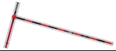 Hultafors PS120 Alüminyum Dört Fonksiyonlu Açı ve İşaretleme Cetveli 120 cm 253501 - 2