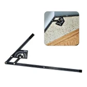 Rox Wood 0102 Çok Fonksiyonlu Dereceli Gönye İletki 23cm x 50cm - 6