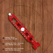Rox Wood 0165 Ahşap İçin Alüminyum Dairesel İşaretleme Cetveli - 11