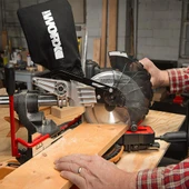 WORX WX845.9CB 20Volt/2.0Ah Li-ion Çift Akülü Şarjlı 216MM Profesyonel Kızaklı Gönye Kesme - 9