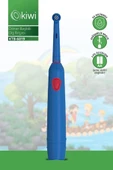 Kiwi Ktb-6019 Döner Başlıklı Plak Giderici Pilli Diş Fırçası Mavi - 1