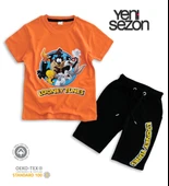 Triliya Pamuklu Unisex Çocuk Kapri Takımı (Cepli & Kordonlu, 3-12 Yaş) TRL-52 - 2