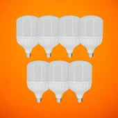 Chn 7'li Paket 30w Büyük Boy 6500K Beyaz Işık E27 Led Tasarruflu Ampül - 3