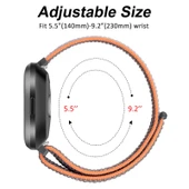 Xiaomi Mi Band 8 Pro/9 Pro Uyumlu Elastik Naylon Spor Kordon - Mavi - 6