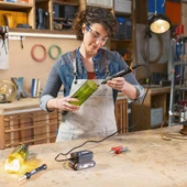 WORX WX739 MAKERX 20Volt 2.0Ah. Kömürsüz Profesyonel Kalem Tipi Devir Ayarlı Gravür Seti + 34 Parça aksesuar thumbnail 10