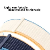 Xiaomi Mi Band 8 Pro/9 Pro Uyumlu Elastik Naylon Spor Kordon - Mavi - 2