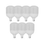 Chn 7'li Paket 30w Büyük Boy 6500K Beyaz Işık E27 Led Tasarruflu Ampül - 1