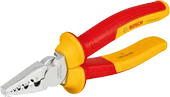 BOSCH VDE 1000 Volt İzoleli Kablo Pabucu Sıkma Pensesi 180 mm (1600A02NE6) - 1