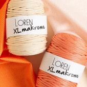 Loren XL Makrome Fıstık Yeşil El Örgü İpi - R042 - 33707 - 5