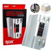 Rox 0288 Seramik İçin Alüminyum 45° Açılı Gönye Kesme Aparatı - 5
