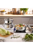 Schafer Cookhaus Çelik Tencere Seti 6 Parça - 1