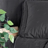 Clasy Microfiber Nakışlı Çift Kişilik Yatak Örtüsü Seti Aspendos - 9