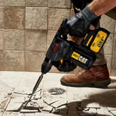 CAT DX21 18Volt 4.0Ah 2.2J Li-ion Çift Akülü Şarjlı Kömürsüz Profesyonel SDS-Plus Pnömatik Kırıcı/Delici - 9