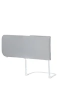 Wellgro Katlanır Yatak Bariyeri, 150x75 cm Çocuk Yatak Korkuluğu Düz Gri Desensiz - 7