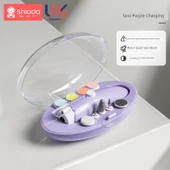 Akıllı Şarjlı Bebek Tırnak Törpüsü - Taro Moru - 9 Başlıklı USB Şarjlı - 1