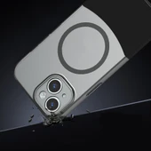 iPhone 13 Kablosuz Şarj Destekli Kılıf Mıknatıslı Duble Kapak thumbnail 11