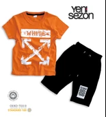 Triliya Pamuklu Unisex Çocuk Kapri Takımı (Cepli & Kordonlu, 3-12 Yaş) TRL-56 - 4