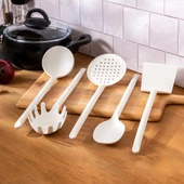 Emsan Fiesta 5 Parça Servis Seti Beyaz - 1