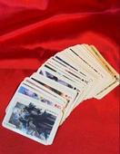 İskambil Kağıdı Anime Genshin Poker Oyun Kartı 54 Adet İskambil Destesi - 2