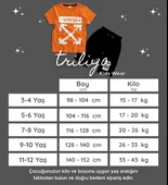 Triliya Pamuklu Unisex Çocuk Kapri Takımı (Cepli & Kordonlu, 3-12 Yaş) TRL-56 - 5