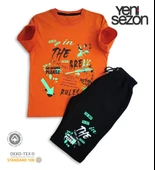 Triliya Pamuklu Unisex Çocuk Kapri Takımı (Cepli & Kordonlu, 3-12 Yaş) TRL-37 - 6