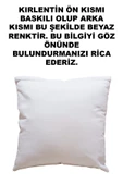 Dijital Baskılı Karışık Desenli Dekoratif Şık Tek Taraflı 2'li Kırlent Yastık Kılıfı - 4